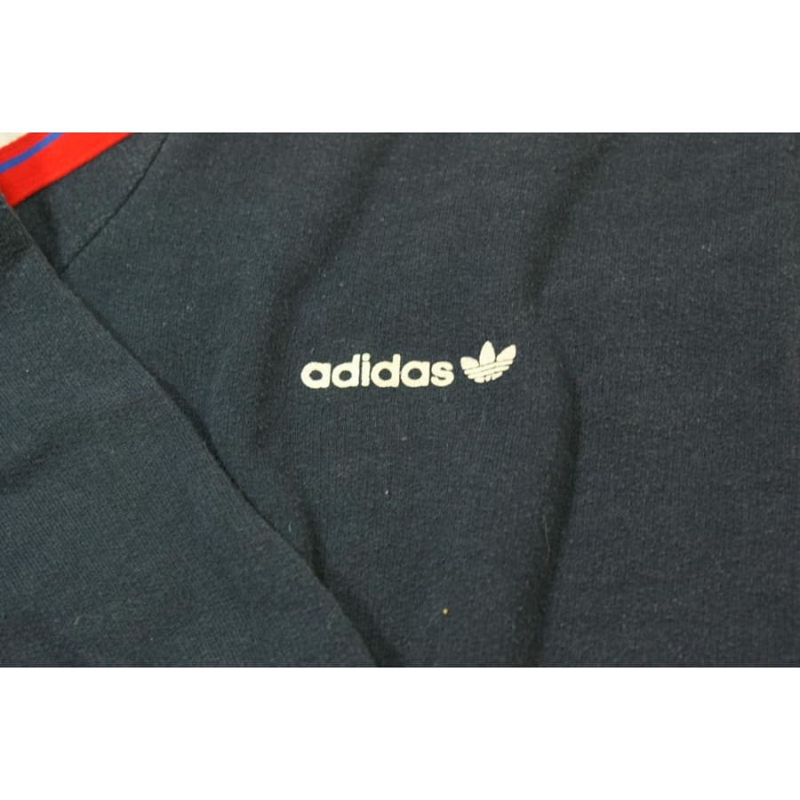 Pull de football vintage supporter Equipe de France années 1980 - Adidas - Equipe de France