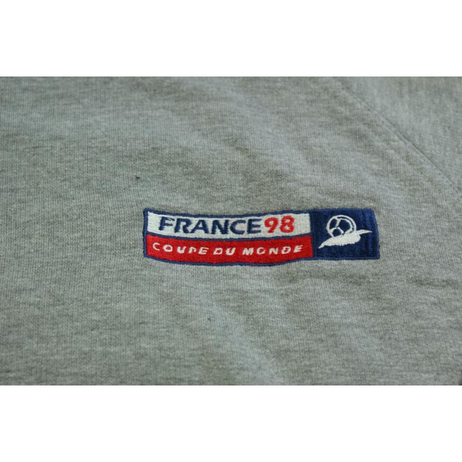 Maillot de football adulte col V - supporter équipe de france - drapeau
