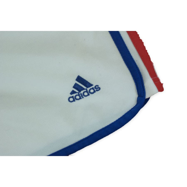 Short Vintage 80's – Ciel Et Rouge – Polyamide – Football Ancien – Taille 85