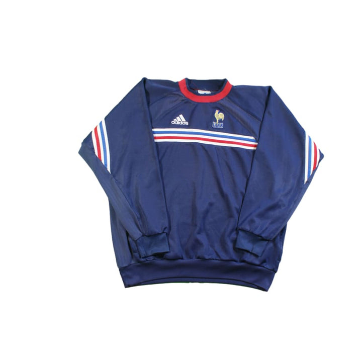 Maillots de foot vintage retro The Football Market Sweat equipe de France vintage entrainement