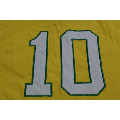 Tee-shirt de foot vintage supporter équipe du Brésil N°10 années 2000 - Nike - Brésilien