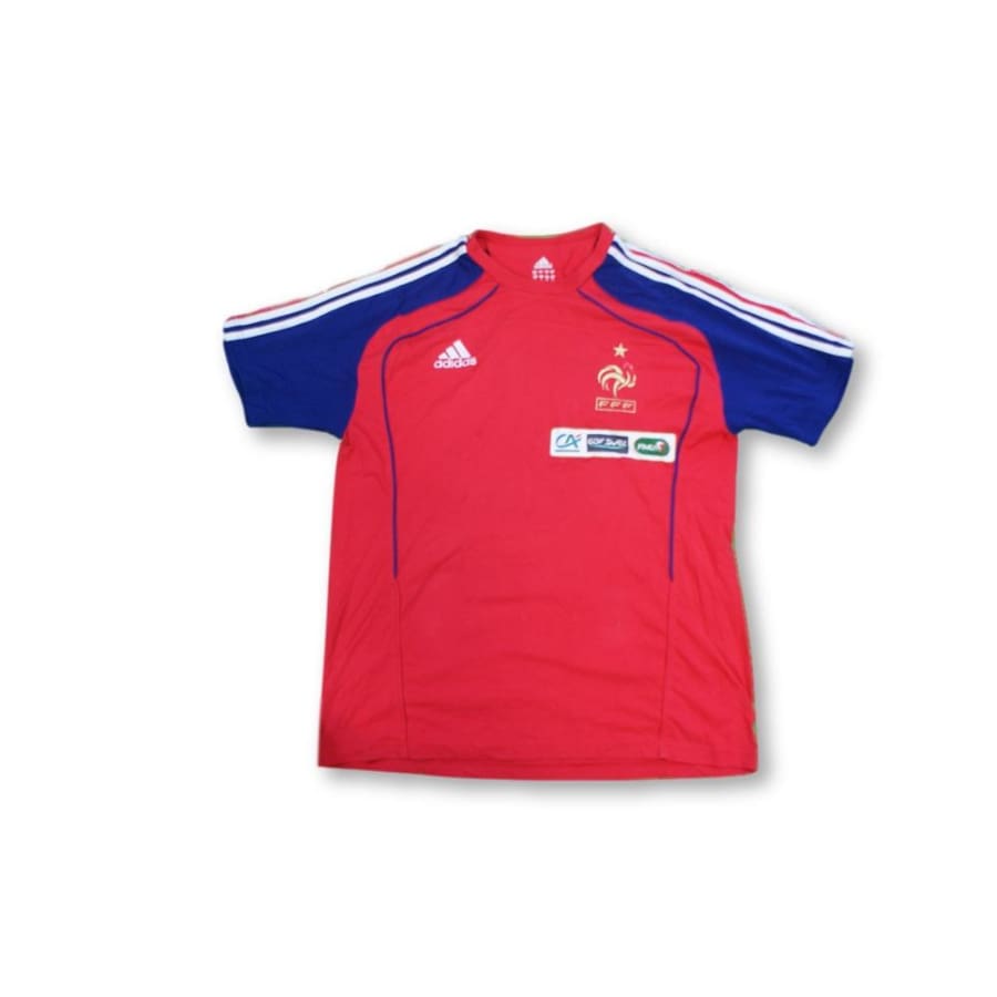 Tee-shirt de football rétro supporter Equipe de France 2009-2010 - Adidas - Equipe de France