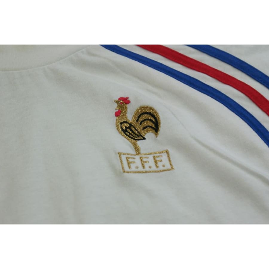 Tee-shirt foot vintage équipe de France supporter 1997-1998 - Adidas - Equipe de France