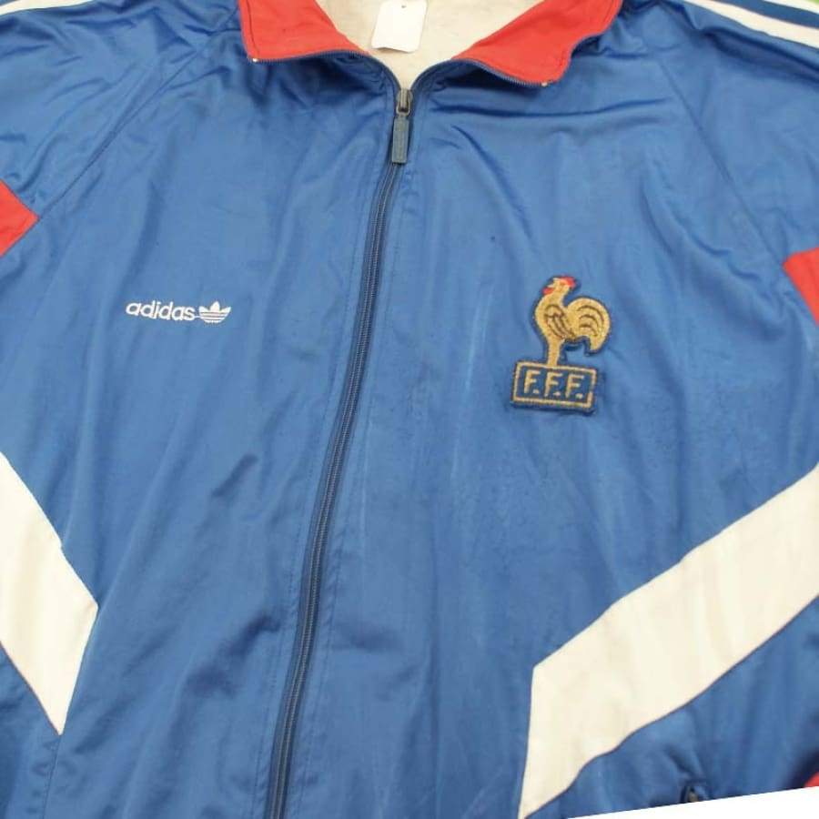 Rare Veste Équipe de France Vintage 90 Adidas football