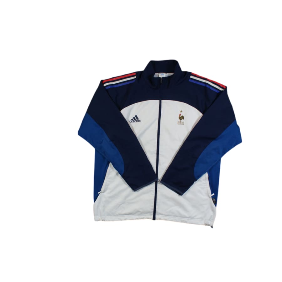 Veste de football vintage entraînement Equipe de France 2002-2003 - Adidas - Equipe de France